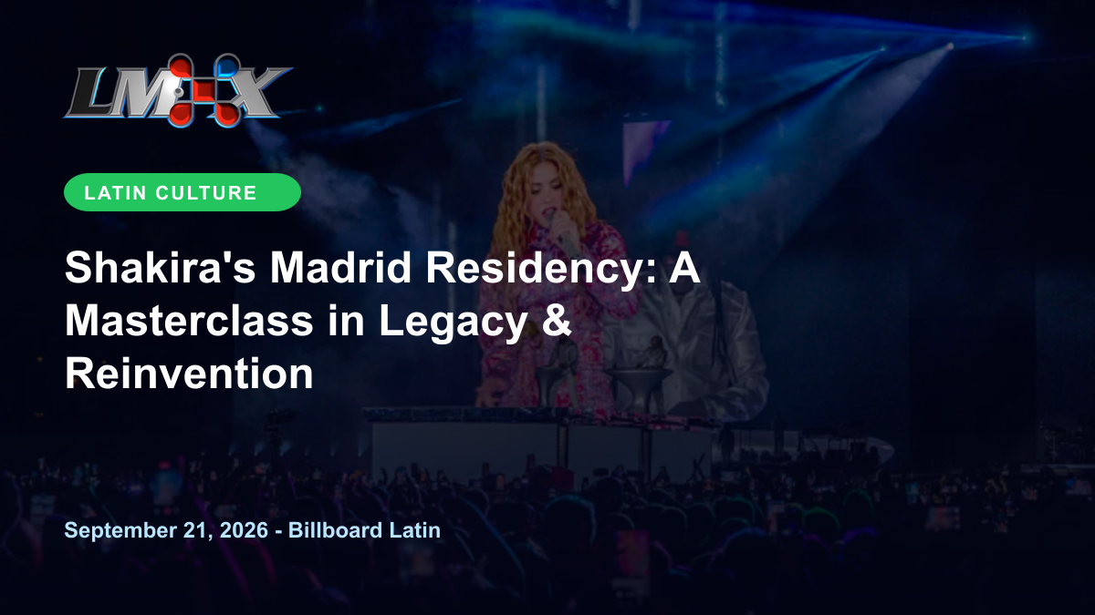 Shakira's Madrid Residency: A Masterclass in Legacy & Reinvention